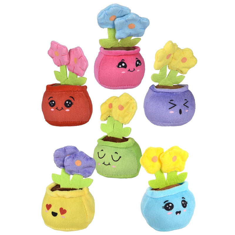 Plush Flower Pots 4"