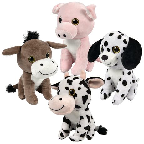 Glitter Eye Plush Assortment 8"