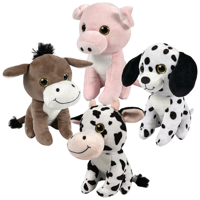 Glitter Eye Plush Assortment 8"