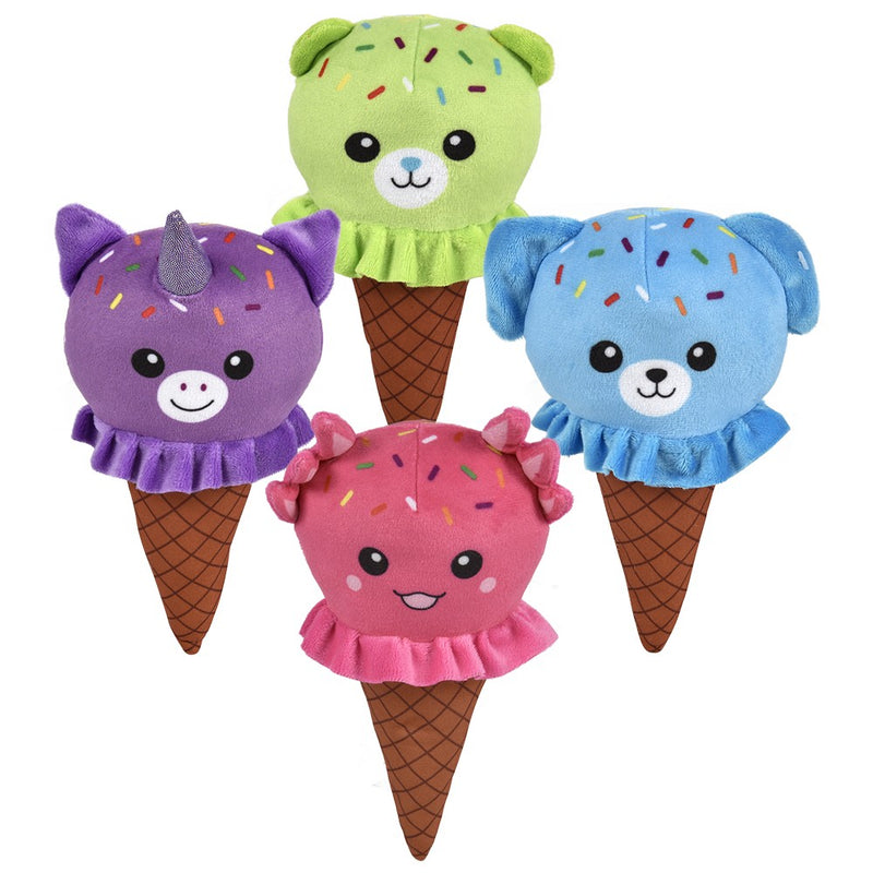 Stuffed Animal Ice Cream Cone Plush