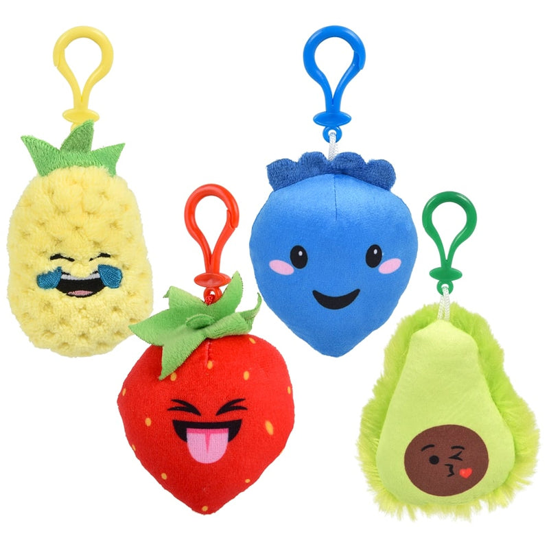 Kawaii Fruit Plush Clip (1 PC)