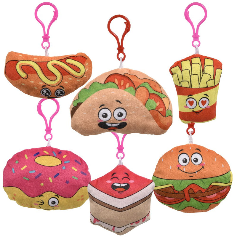 Food Keychains 3-4.5" Plush (1 PC)