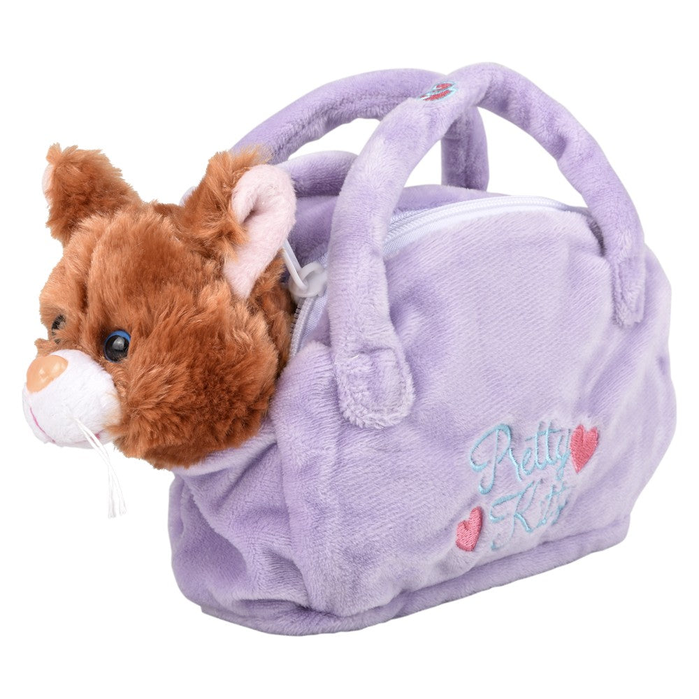 Kitten In Purse Plush Toy