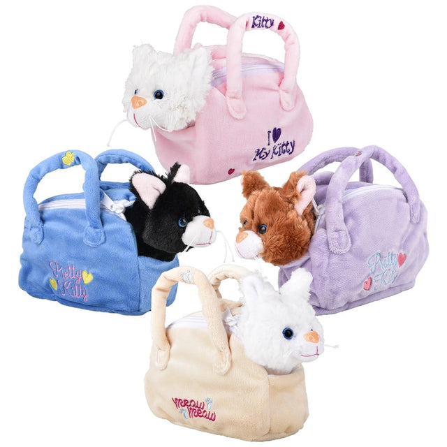 Kitten In Purse Plush Toy
