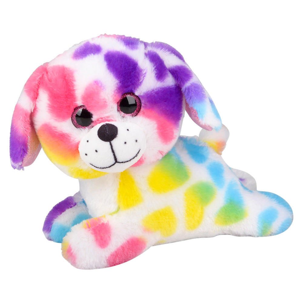 Plush Laying Bright Eye Animals 8"