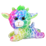 Plush Laying Bright Eye Animals 8"