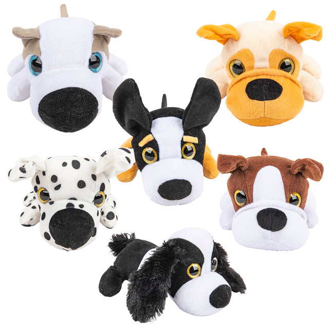 Plush Puppies Laying Big Head Puppies