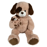 Plush Dog With Baby Dog (42 in.)