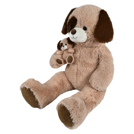 Plush Dog With Baby Dog (42 in.)