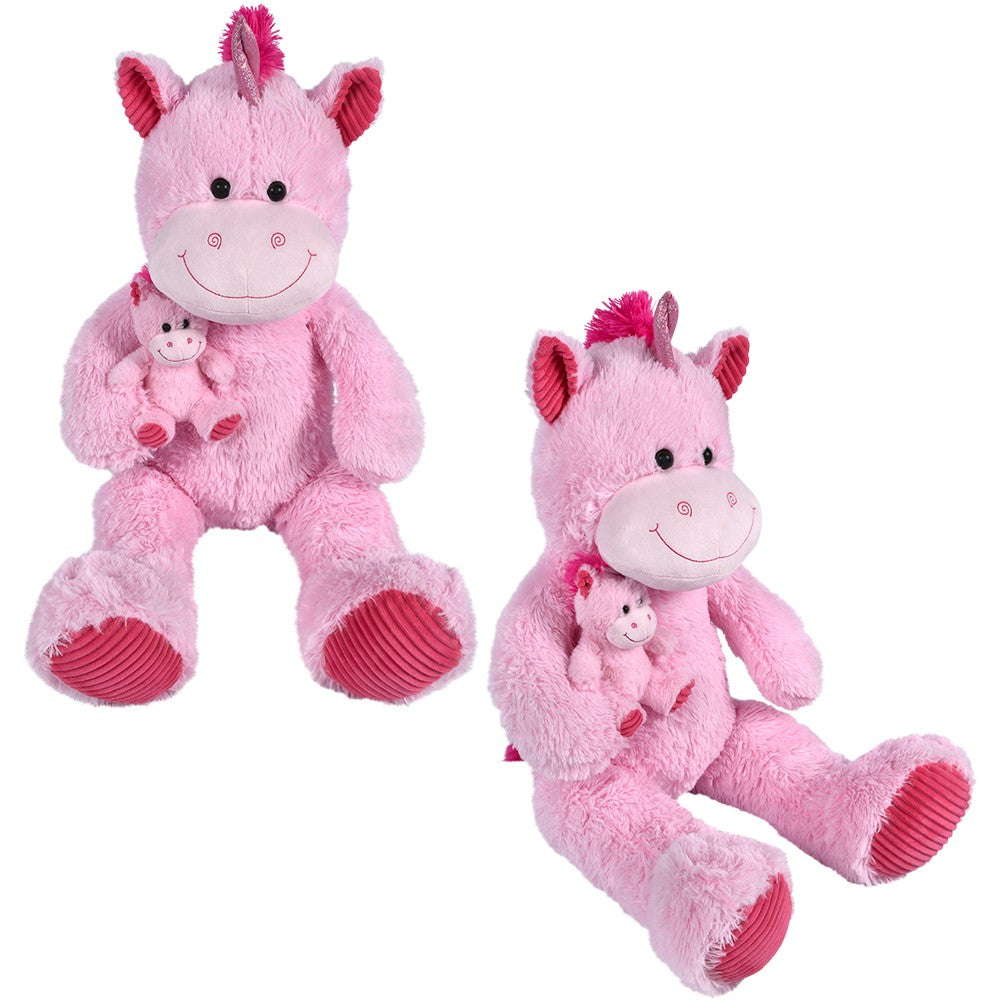 Plush Unicorn With Baby (36 in.)