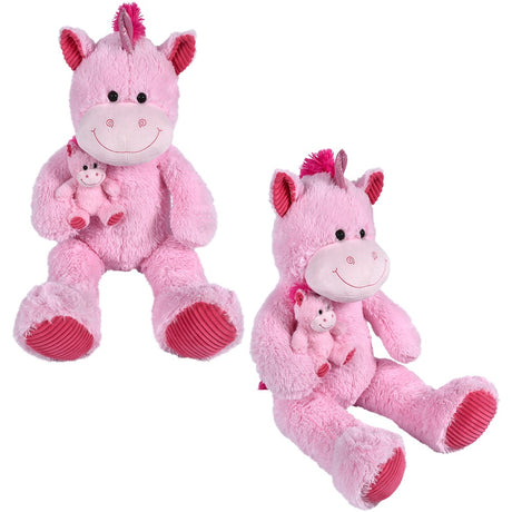 Plush Unicorn With Baby (36 in.)