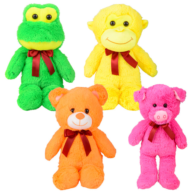 Neon Plush Animal Assortment (1 PC)