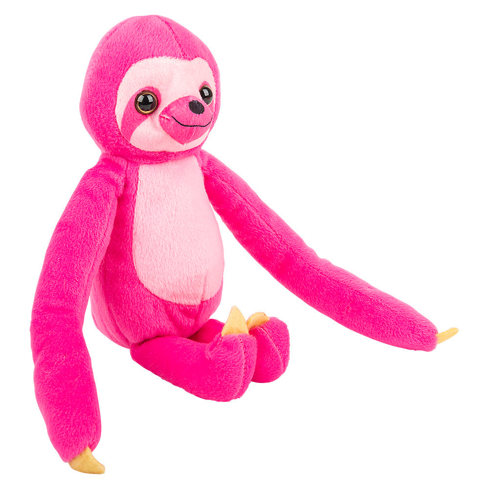 Neon Sloth Plush 7.5"