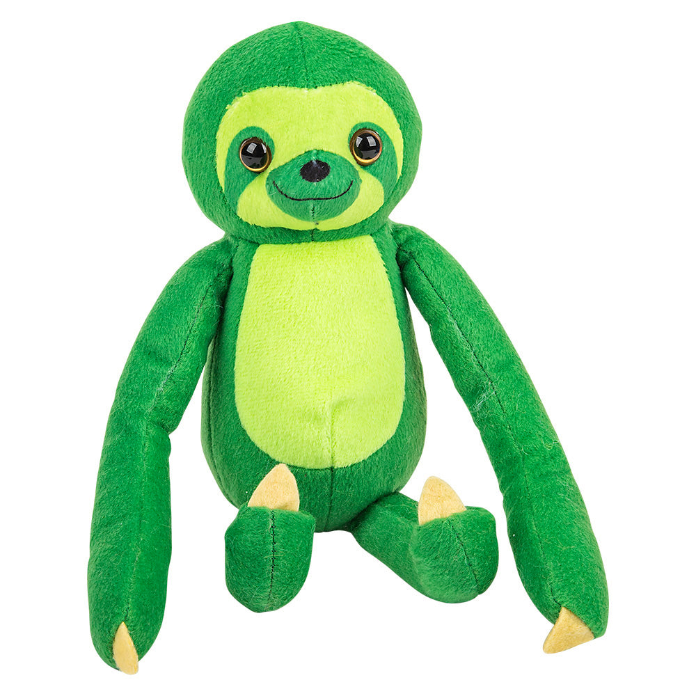 Neon Sloth Plush 7.5"