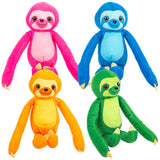 Neon Sloth Plush 7.5"