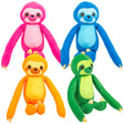 Neon Sloth Plush 7.5"