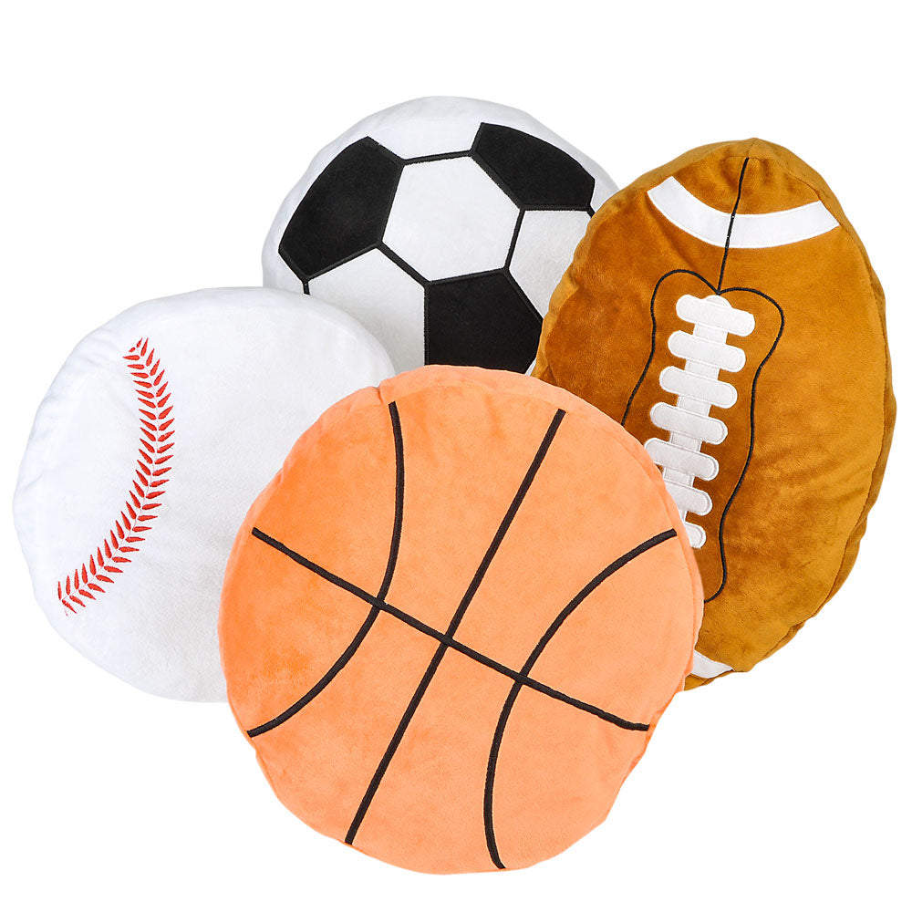 Plush Sports Ball Pillows 16"