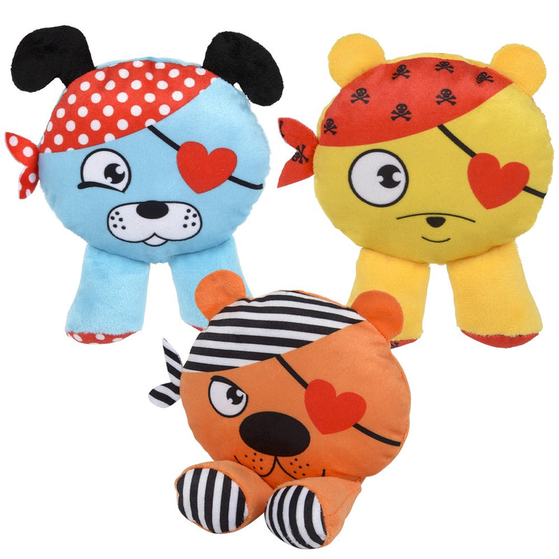 Pirate Head Plush Toy 6.5"