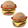 Cheeseburger Pillow 12"