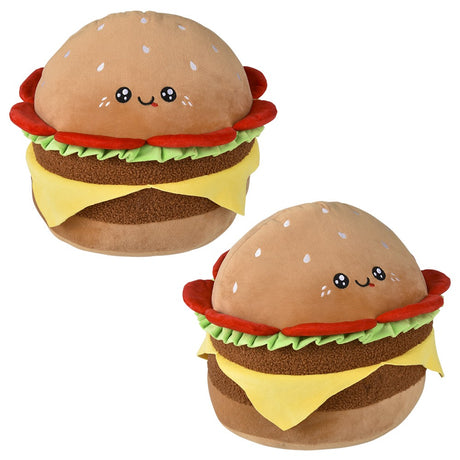 Cheeseburger Pillow 12"
