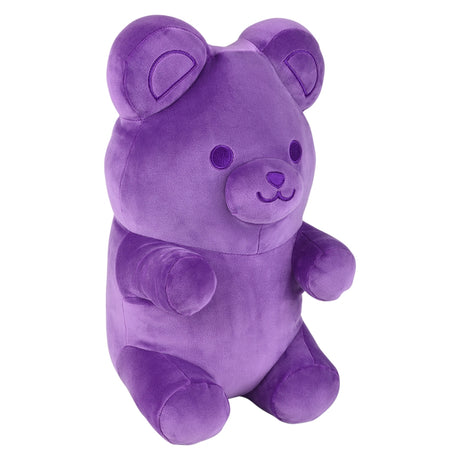 Purple Yummy Bear Pillow 16"