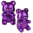 Metallic Purple Yummy Bear Pillow (1 PC)