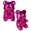 Metallic Red Yummy Bear Pillow (1 PC)