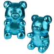 Metallic Teal Yummy Bear Pillow 16"
