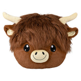 Plush Highland Cow Pillow 16"