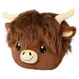 Plush Highland Cow Pillow 16"