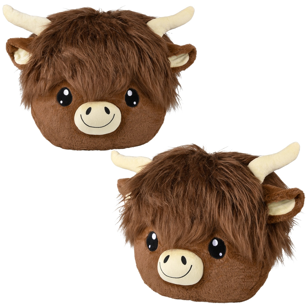 Plush Highland Cow Pillow 16"