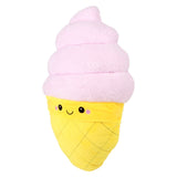 Pink Ice Cream Cone Plush Pillow