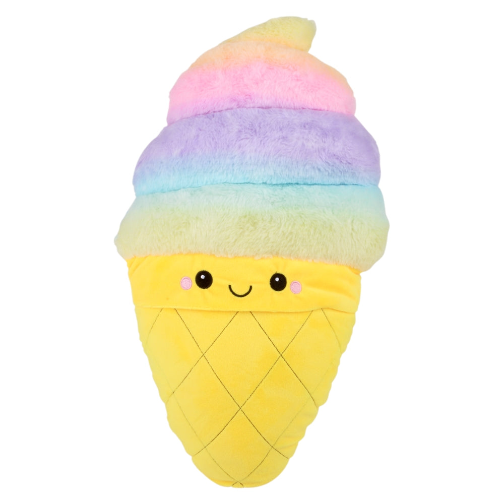 Rainbow Ice Cream Plush Pillow 21"