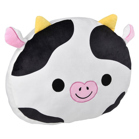 Kawaii Cow Pillow 16"