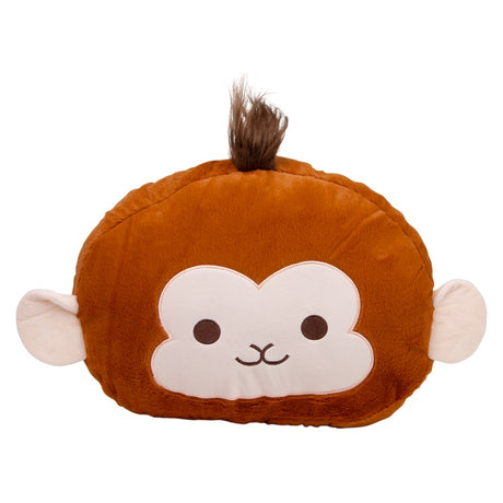 Kawaii Monkey Pillow 16"