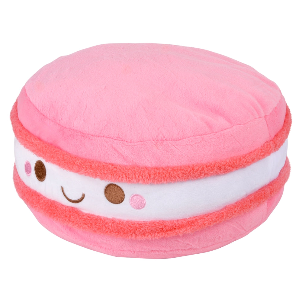 Pink Macaron Plush Pillow 14"