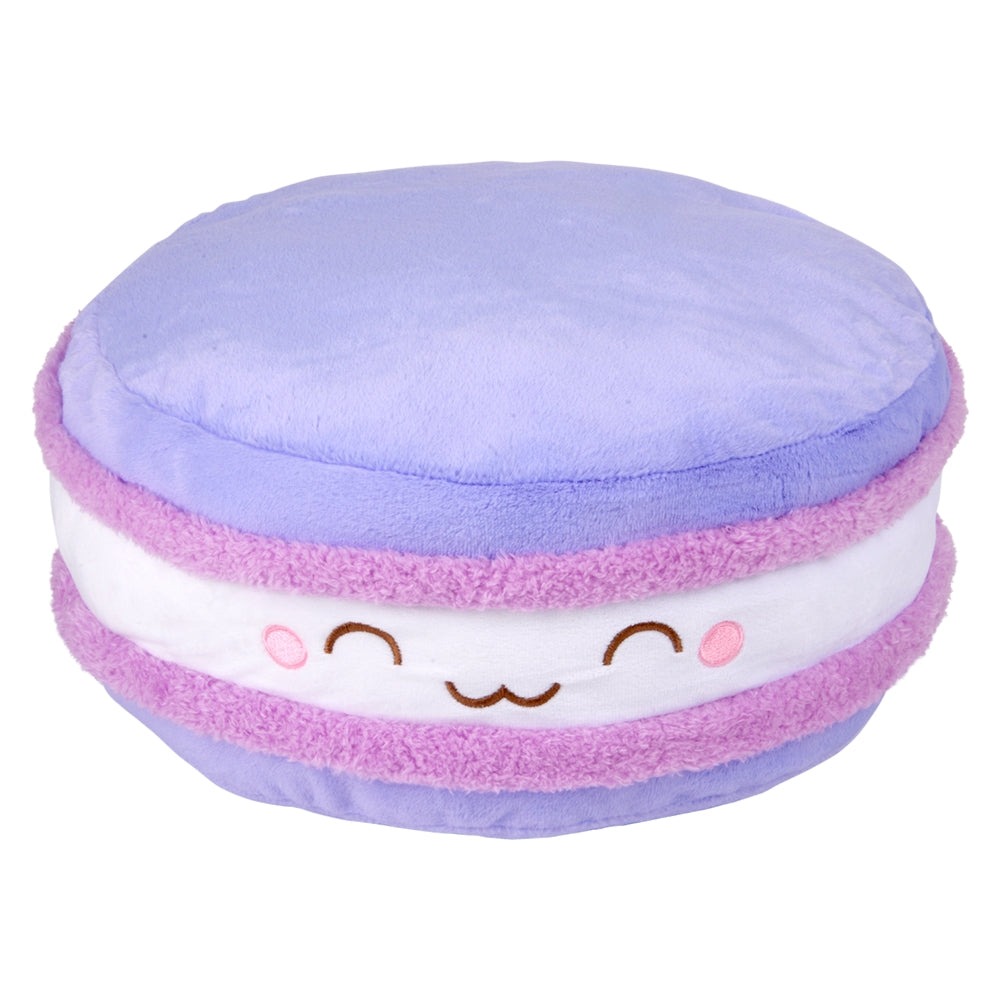 Purple Macaron Plush Pillow 14"