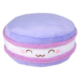 Purple Macaron Plush Pillow 14"