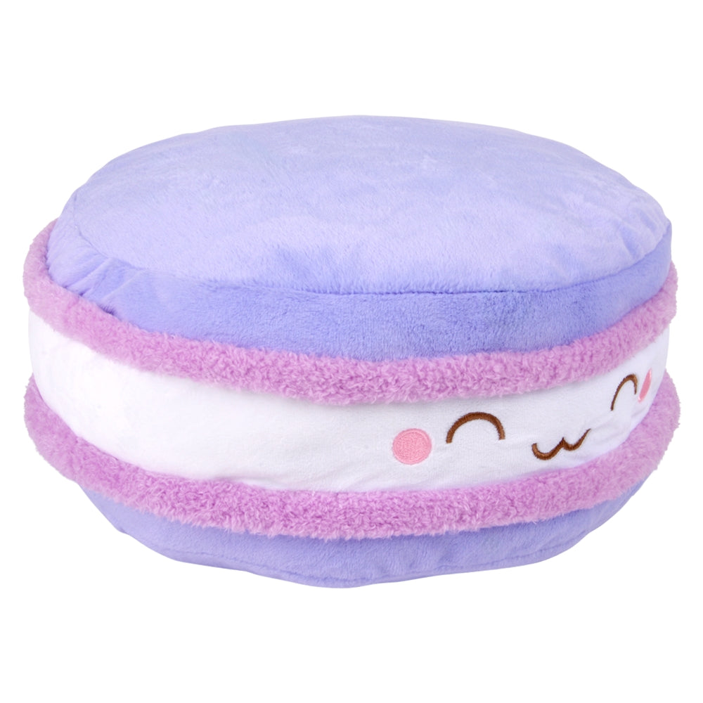 Purple Macaron Plush Pillow 14"