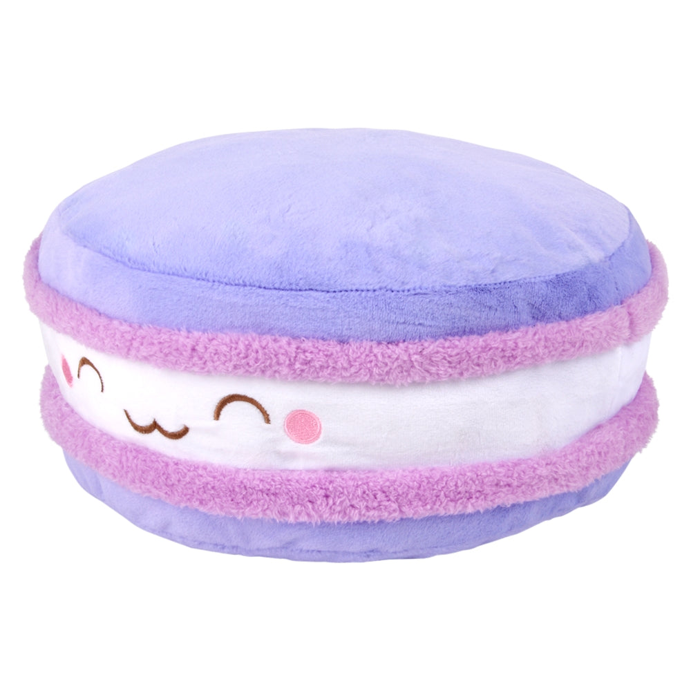 Purple Macaron Plush Pillow 14"