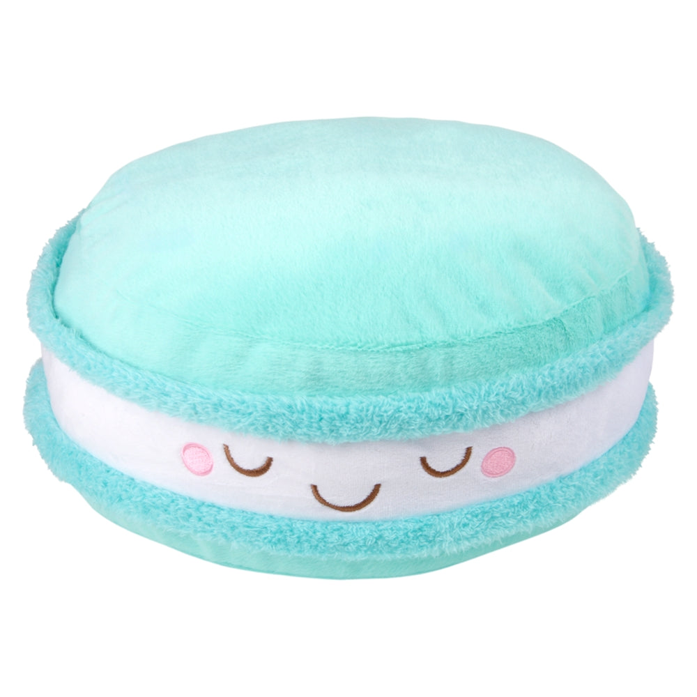 Teal Macaron Plush Pillow