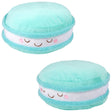 Teal Macaron Plush Pillow