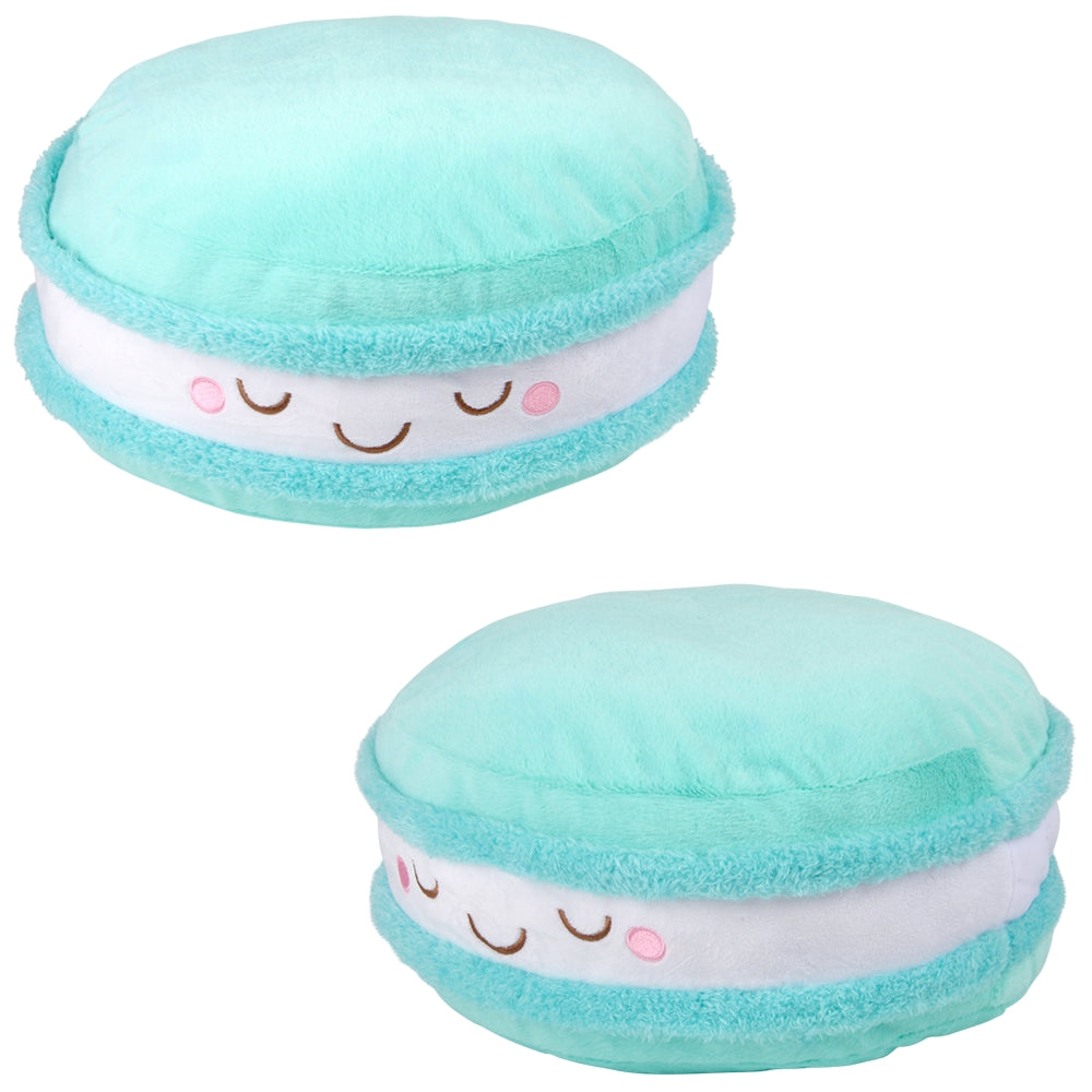 Teal Macaron Plush Pillow