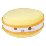 Yellow Macaron Plush Pillow 14"
