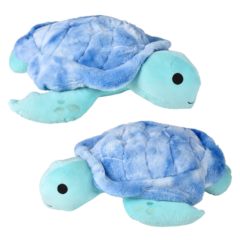 Sea Turtle Pillow 22" Blue Tie Dye Tie Dye