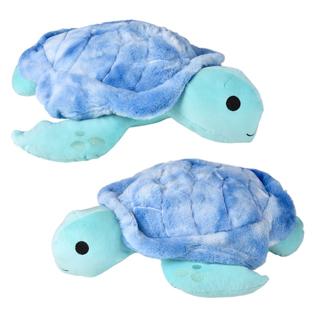 Sea Turtle Pillow 22" Blue Tie Dye Tie Dye