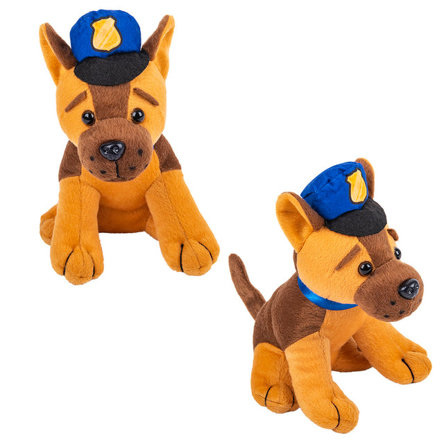 Plush Police Dog (12 Pc)