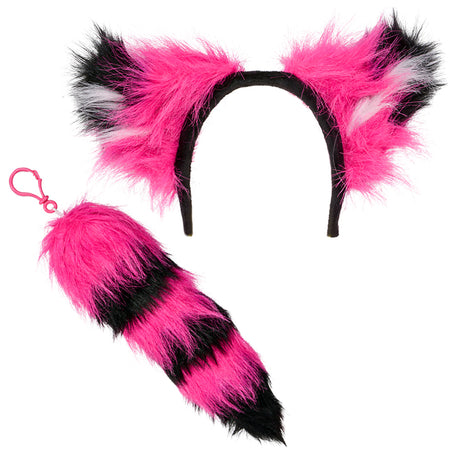 Raccoon Tail and Ears Set (1 PC)