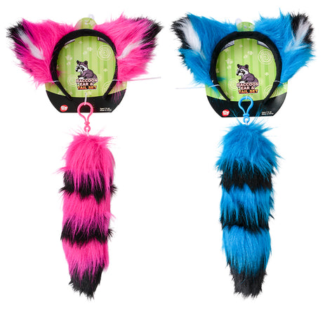 Raccoon Tail and Ears Set (1 PC)