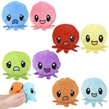 Plush Octopus Flip Toy 4" (1 DSP)